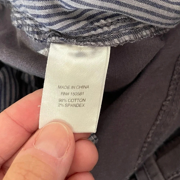 Men’s Flag & Anyhem blue/gray chino khaki shorts 38 - Picture 4 of 4